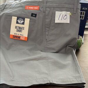 Dockers Gray Big & Tall Ultimate Short